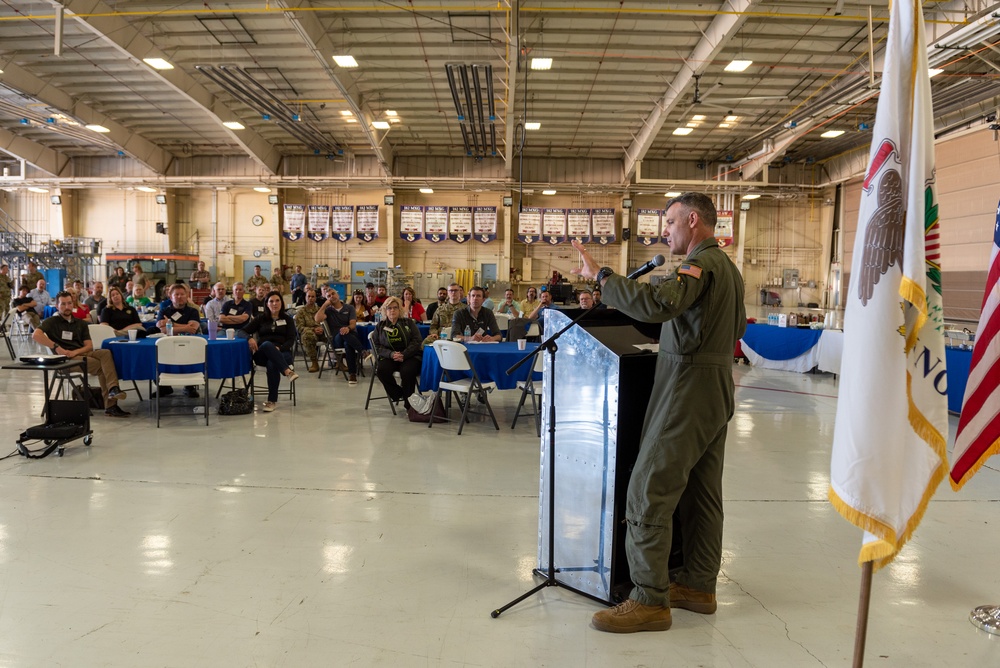 182nd Airlift Wing hosts ESGR &quot;Breakfast with the Boss&quot; Boss Lift May 11, 2023