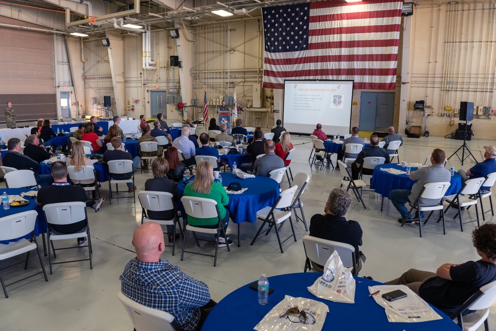 182nd Airlift Wing hosts ESGR &quot;Breakfast with the Boss&quot; Boss Lift May 11, 2023