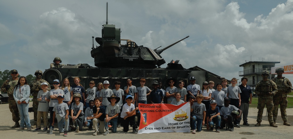 First Preparatory Christian Academy students visit Fort Stewart for a Meet Your Army event