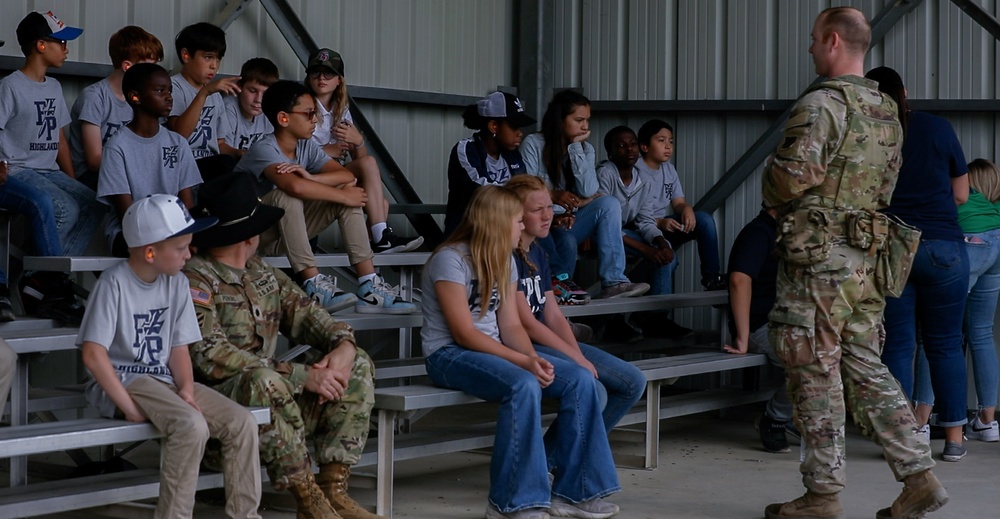 First Preparatory Christian Academy students visit Fort Stewart for a Meet Your Army event