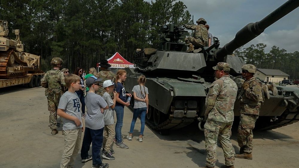 First Preparatory Christian Academy students visit Fort Stewart for a Meet Your Army event