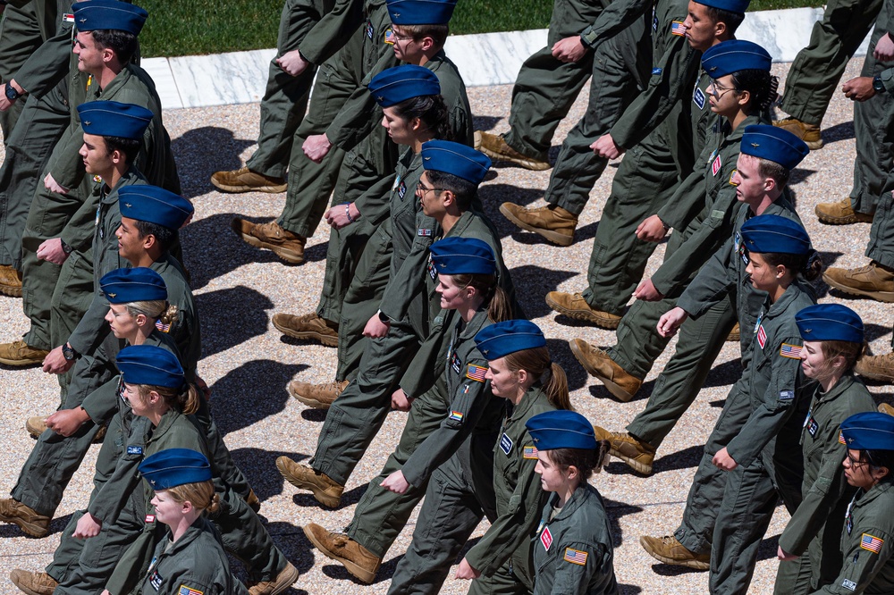 USAFA Noon Meal Formation Spring 2023