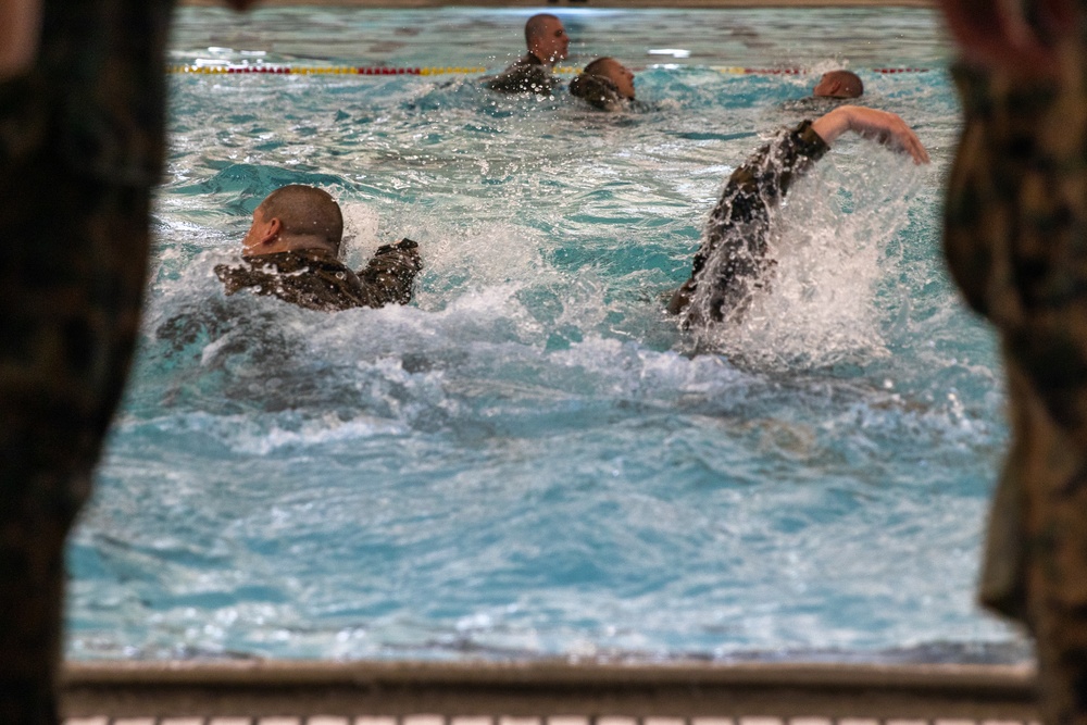 MCRD San Diego Delta Company Swim Qualification