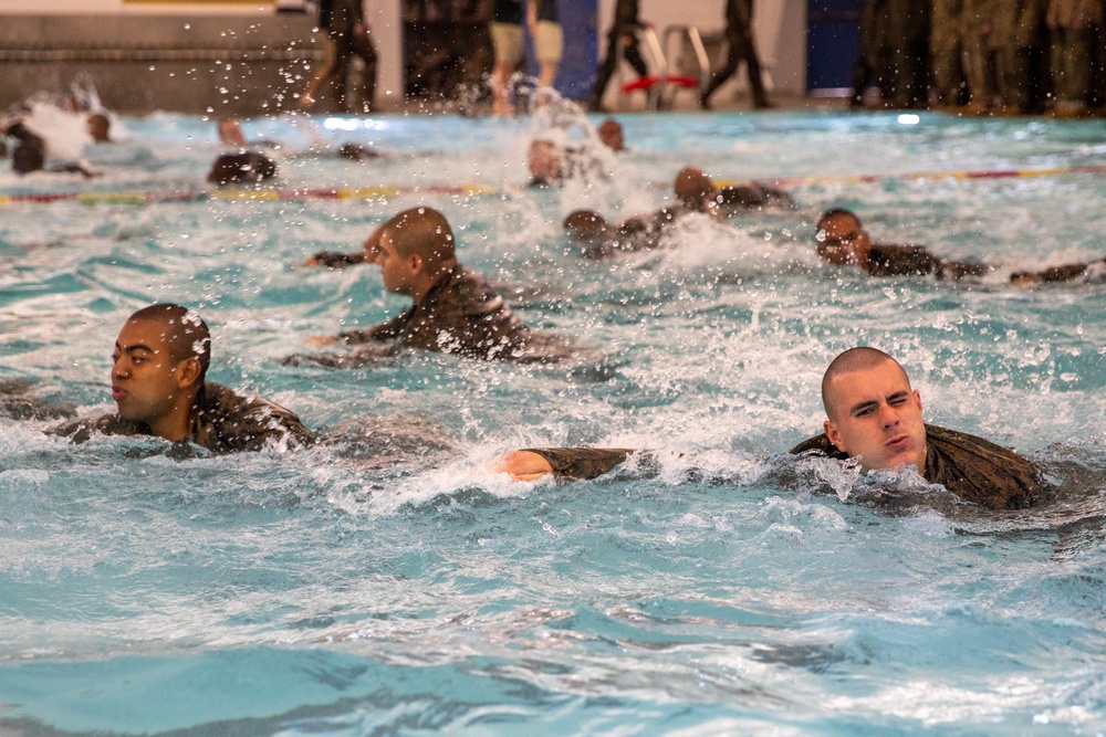 MCRD San Diego Delta Company Swim Qualification