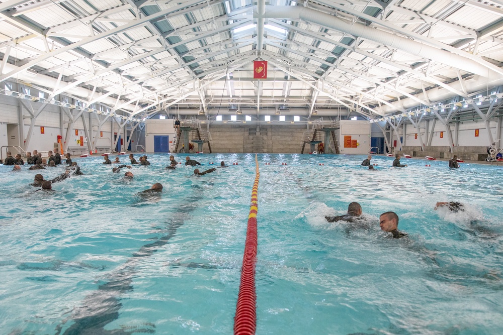 MCRD San Diego Delta Company Swim Qualification