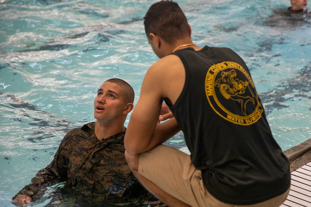 MCRD San Diego Delta Company Swim Qualification