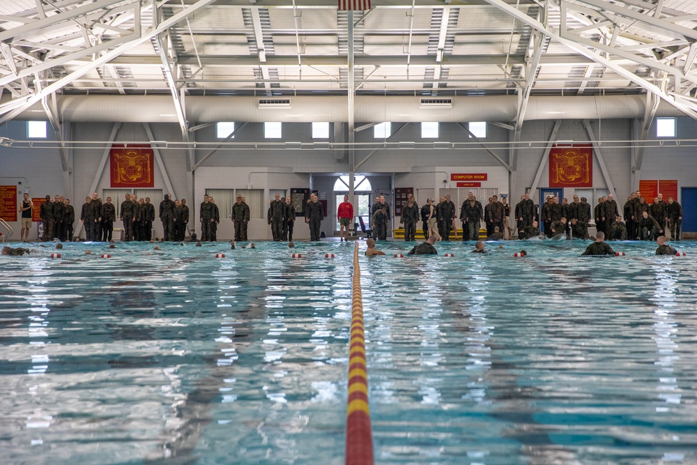 MCRD San Diego Delta Company Swim Qualification