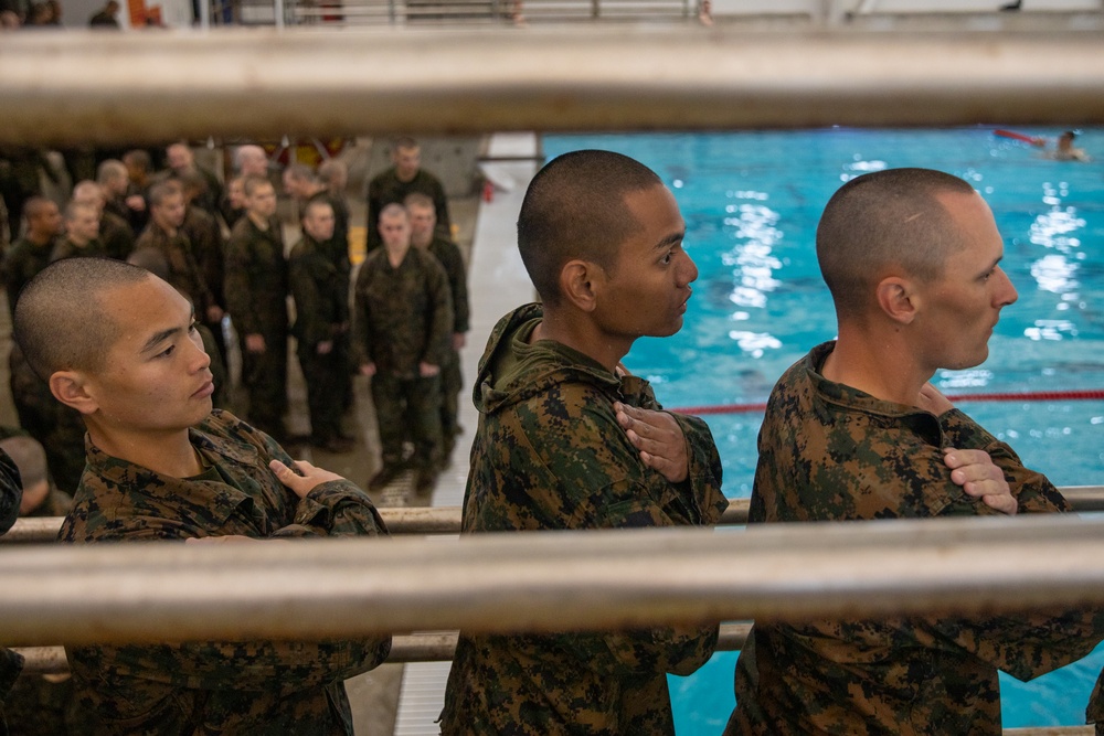 MCRD San Diego Delta Company Swim Qualification