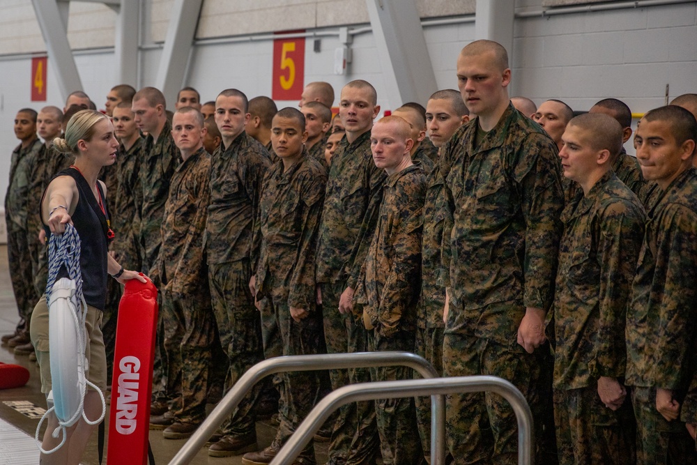 MCRD San Diego Delta Company Swim Qualification