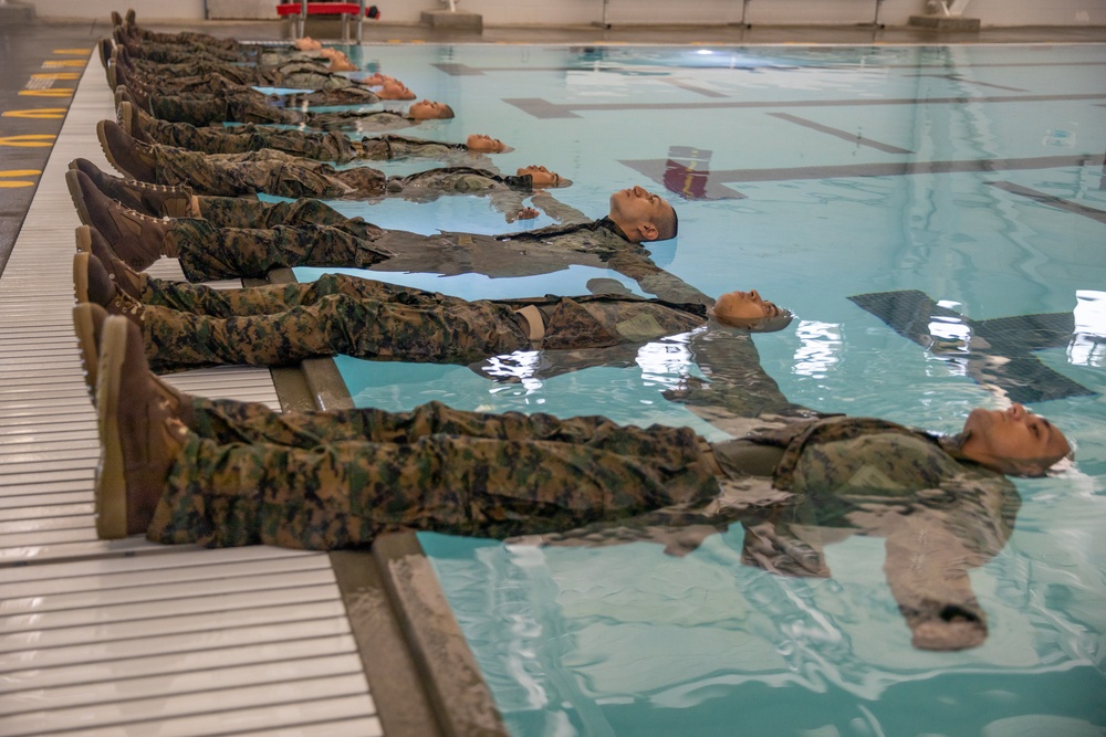 MCRD San Diego Delta Company Swim Qualification