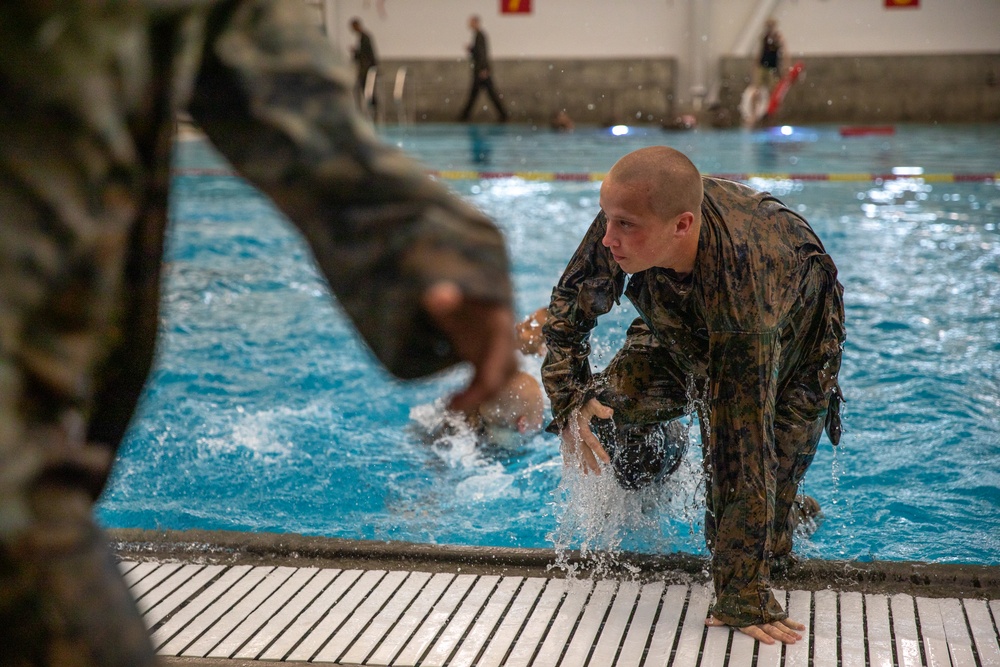 MCRD San Diego Delta Company Swim Qualification