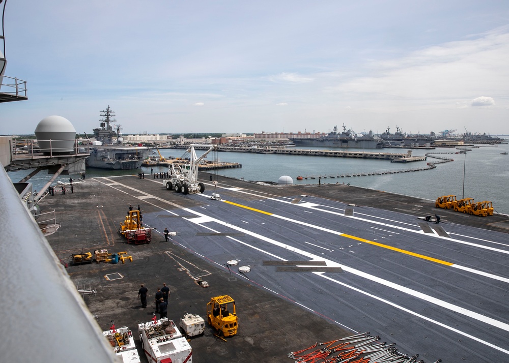 Daily Operations Aboard USS George H.W. Bush (CVN 77)