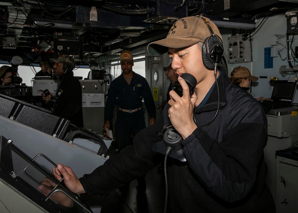 Daily Operations Aboard USS George H.W. Bush (CVN 77)