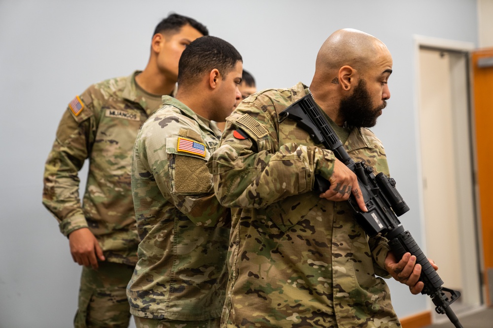 Squad trains for competition