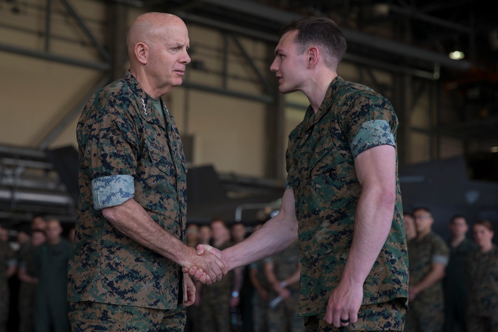 Top Marines visit 2022 top Marine Corps Fighter Squadron