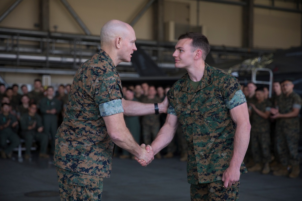 Top Marines visit 2022 top Marine Corps Fighter Squadron