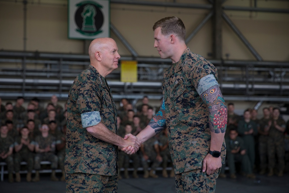 Top Marines visit 2022 top Marine Corps Fighter Squadron