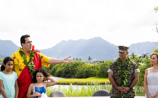 Marine Corps Base Hawaii and Paepae o He’eia Nu’upia Ponds Wildlife Management Area Co-Stewardship Event Signing
