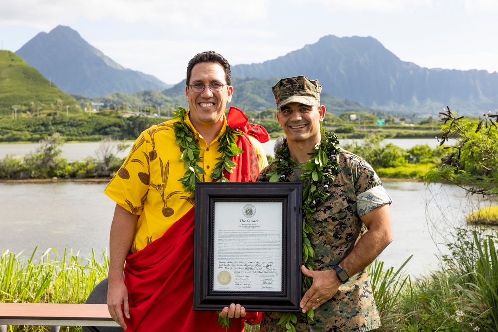 Marine Corps Base Hawaii and Paepae o He’eia Nu’upia Ponds Wildlife Management Area Co-Stewardship Event Signing