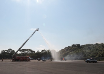 US - JAPAN JOINT TRAINING CONFIRMS CRISIS MANAGEMENT SYSTEM FOR AIRCRAFT MISHAP / 日米合同実働訓練で初動対応再確認