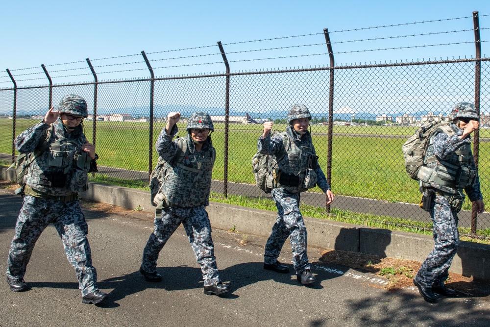 Yokota Commemorates National Police Week with a Memorial 5k Ruck March