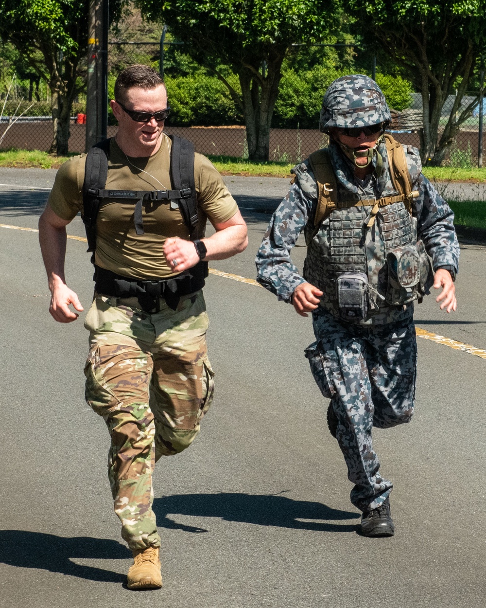 Yokota Commemorates National Police Week with a Memorial 5k Ruck March