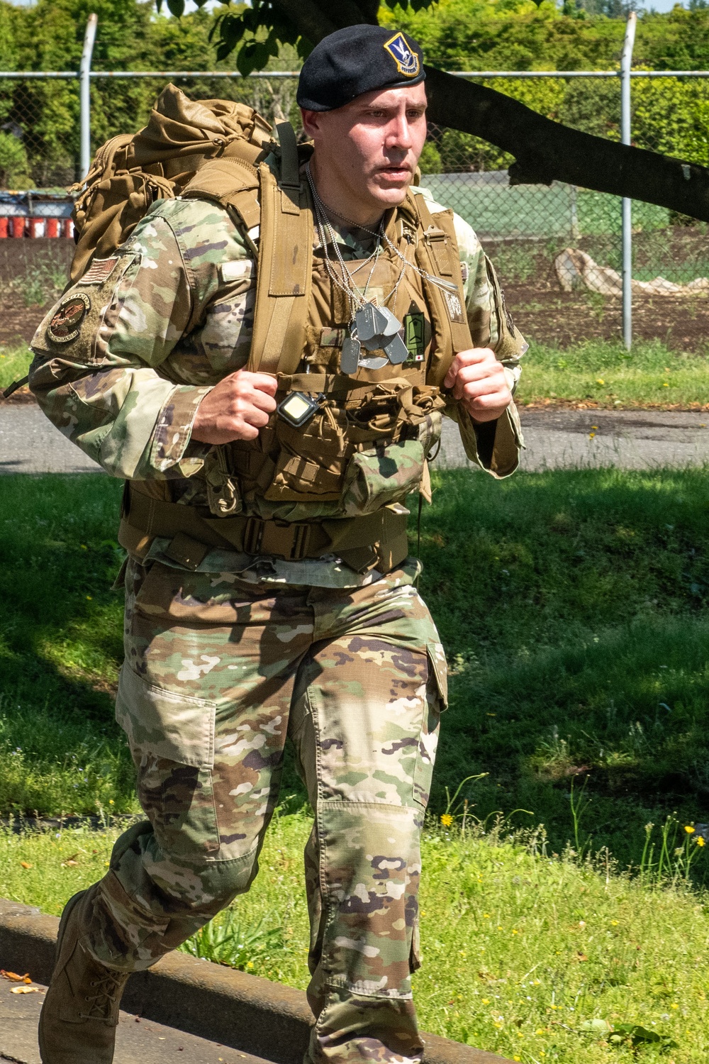 Yokota Commemorates National Police Week with a Memorial 5k Ruck March