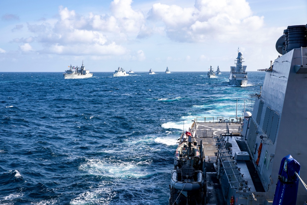 USS Porter Participates in Formidable Shield 2023