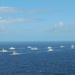 Allied ships sail together during exercise Formidable Shield 2023