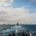 Allied ships sail together during exercise Formidable Shield 2023