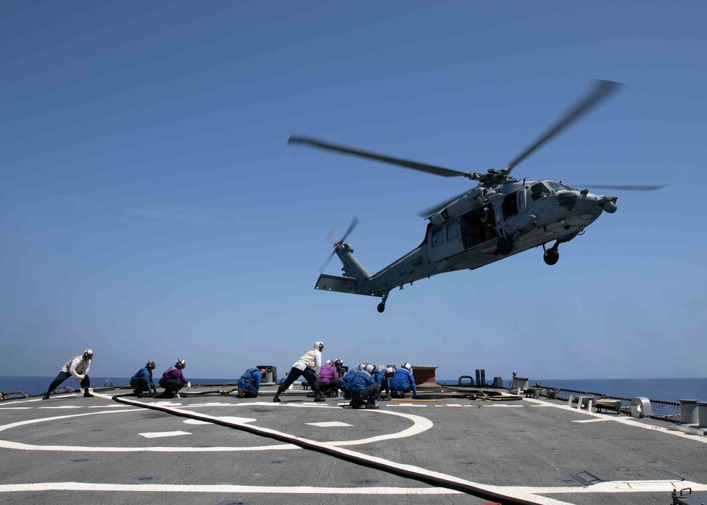 USS Arleigh Burke Replenishment-at-Sea