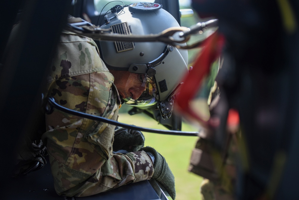 South Carolina Army National Guard conducts UH-72B Lakota air-rescue and hoisting training