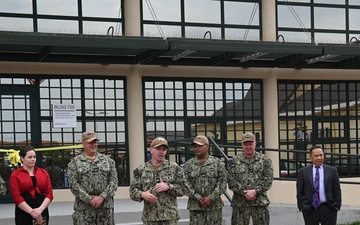 Fleet Logistics Center Sigonella Post Office Opening Ceremony