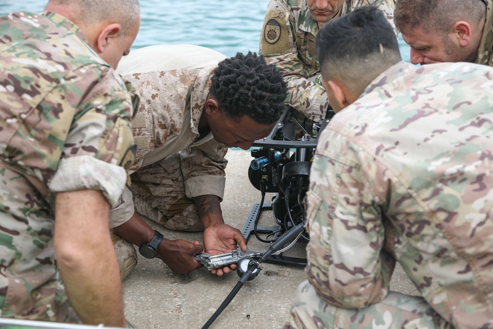 : U.S. Navy, Lebanese Armed Forces Conduct Explosive Ordnance Disposal Training