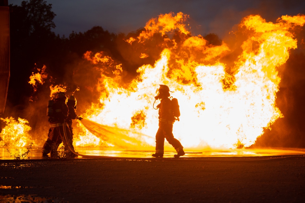 Annual Live Fire Training at Night