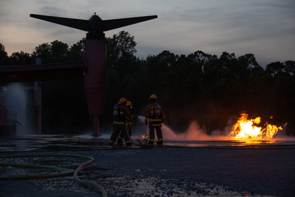 Annual Live Fire Training at Night