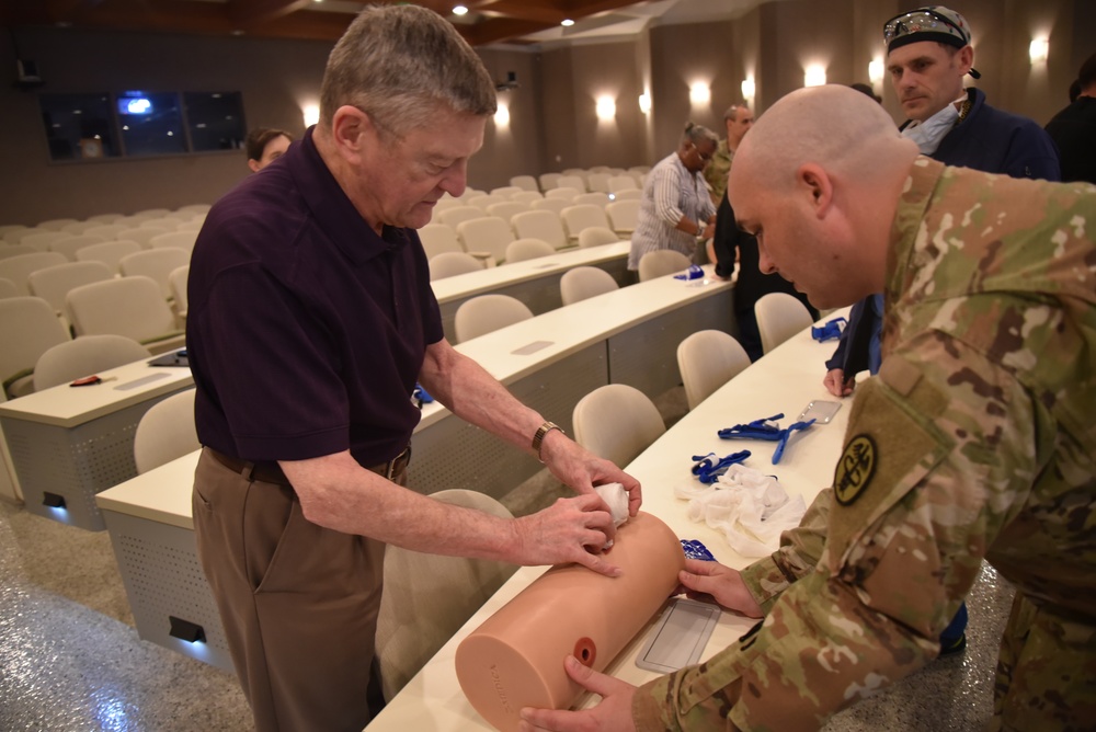 WAMC Trauma Program holds ‘Stop the Bleed” course