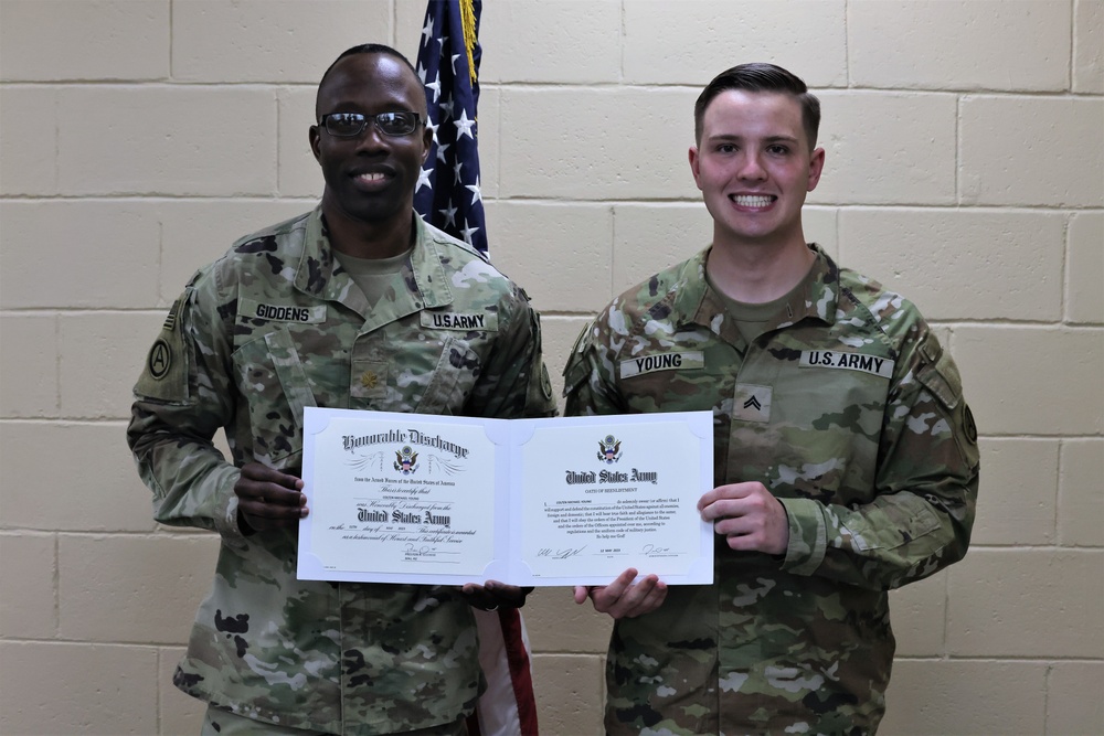 Area Support Group - Kuwait Reenlistment Ceremony, May 2023