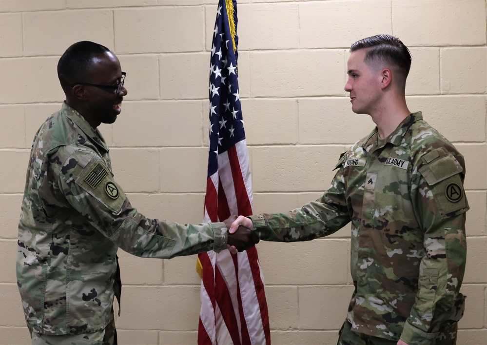 Area Support Group - Kuwait Reenlistment Ceremony, May 2023