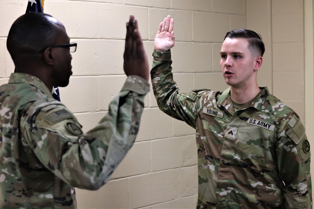 Area Support Group - Kuwait Reenlistment Ceremony, May 2023