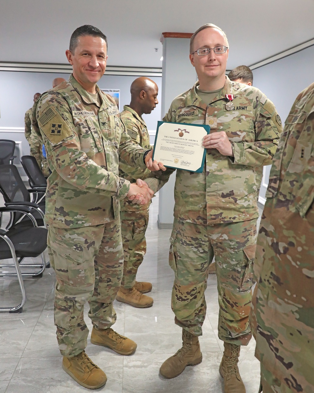 Awards for Area Support Group - Kuwait personnel, May 2023