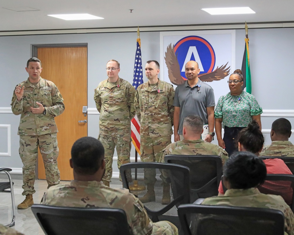 Awards for Area Support Group - Kuwait personnel, May 2023