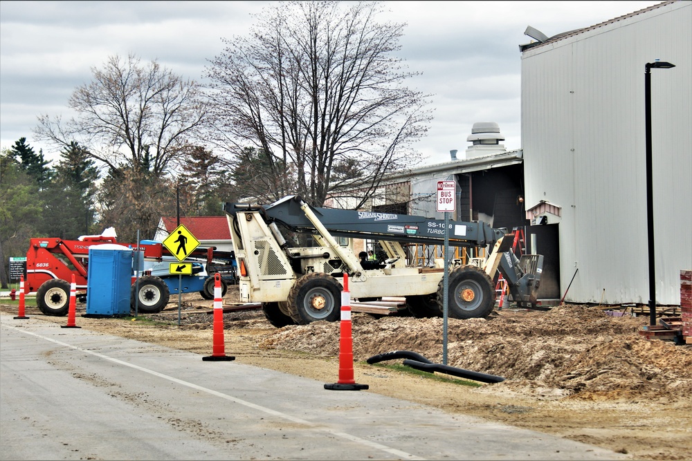 Renovation of Fort McCoy's Rumpel Fitness Center continues; progress at approximately 60 percent completion