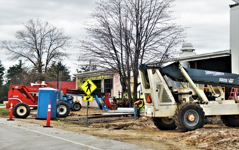 Renovation of Fort McCoy's Rumpel Fitness Center continues; progress at approximately 60 percent completion