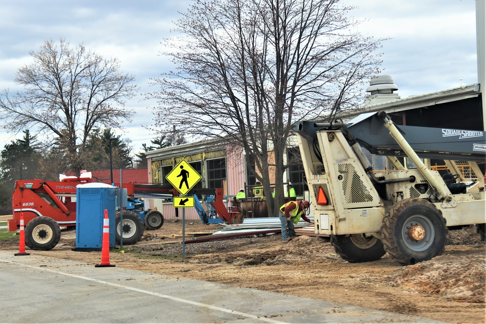Renovation of Fort McCoy's Rumpel Fitness Center continues; progress at approximately 60 percent completion