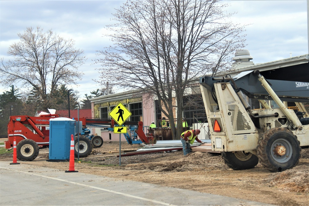 Renovation of Fort McCoy's Rumpel Fitness Center continues; progress at approximately 60 percent completion
