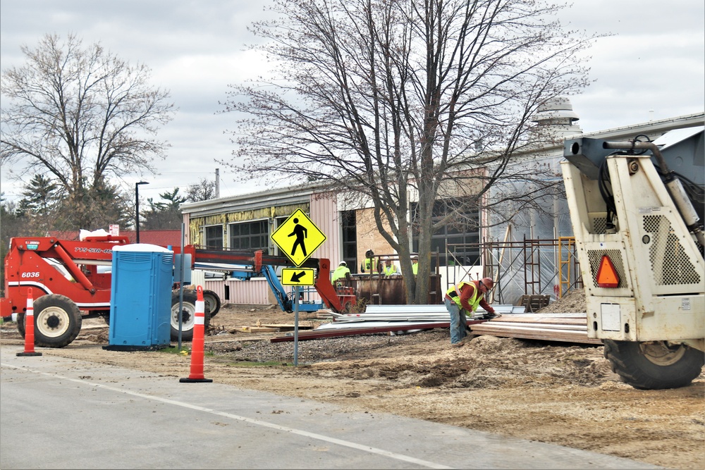 Renovation of Fort McCoy's Rumpel Fitness Center continues; progress at approximately 60 percent completion