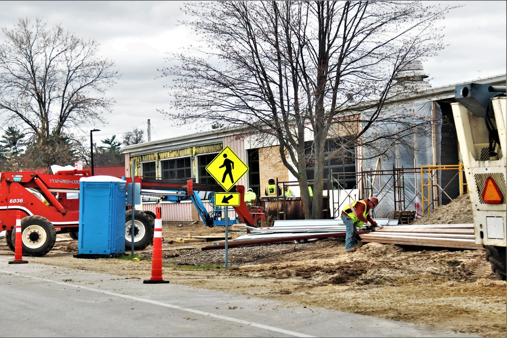 Renovation of Fort McCoy's Rumpel Fitness Center continues; progress at approximately 60 percent completion