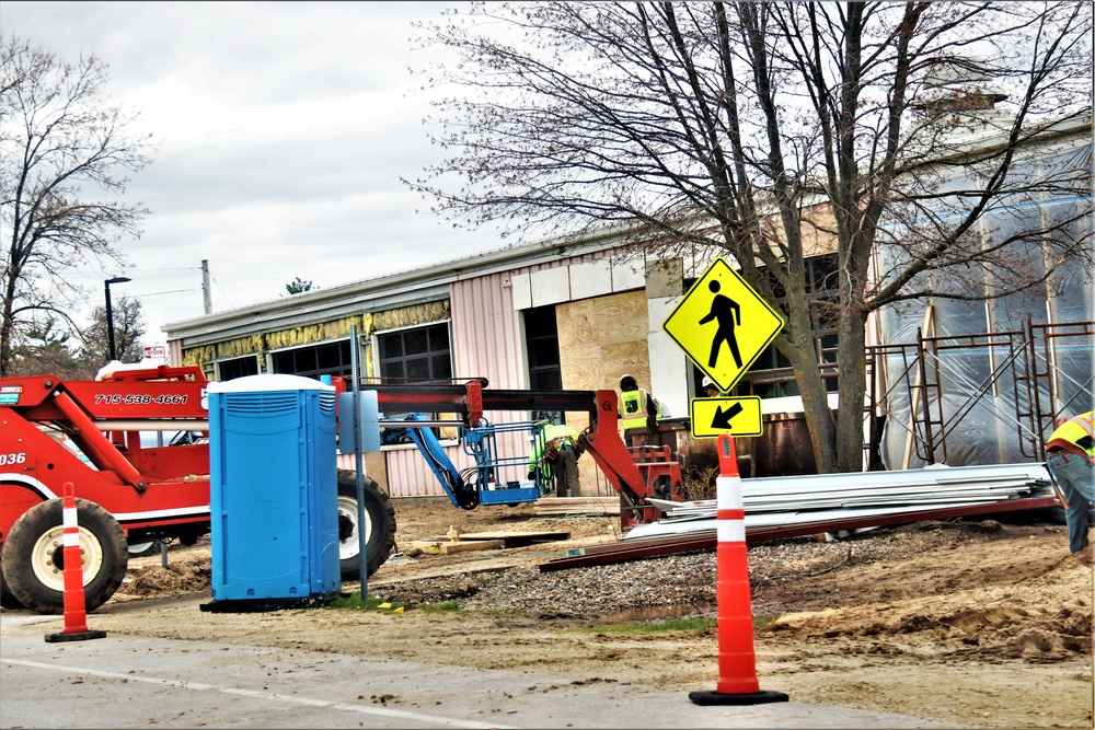 Renovation of Fort McCoy's Rumpel Fitness Center continues; progress at approximately 60 percent completion
