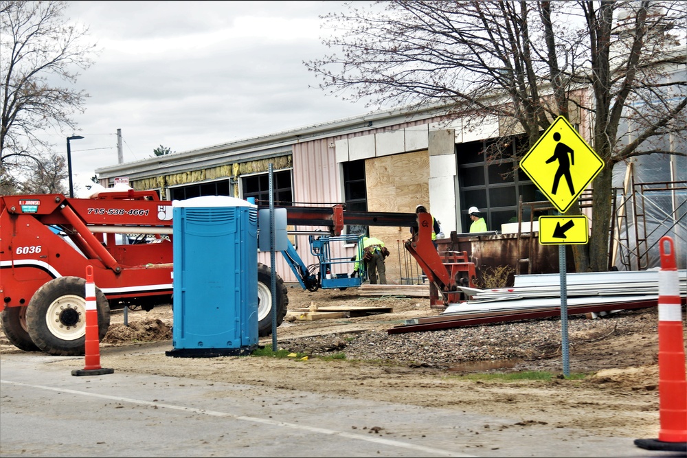 Renovation of Fort McCoy's Rumpel Fitness Center continues; progress at approximately 60 percent completion